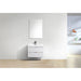KubeBath Bliss Wall Mount Modern Bathroom Vanity KubeBath