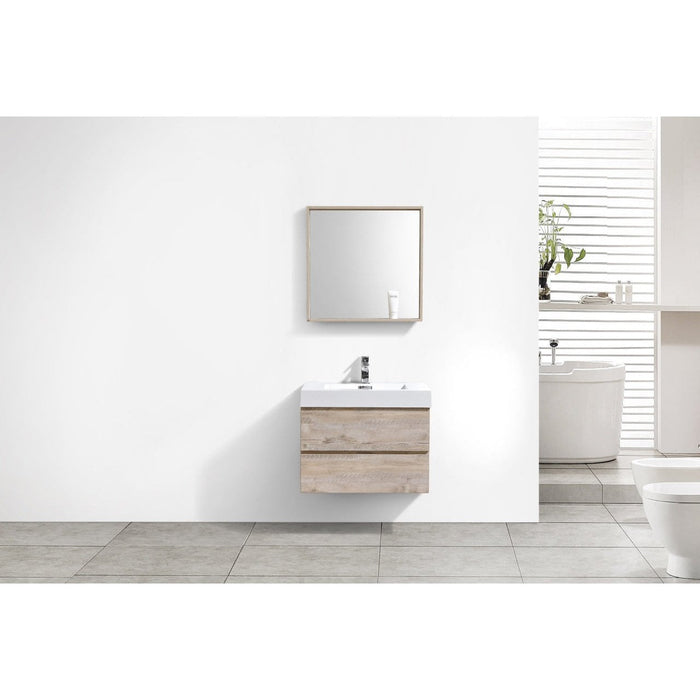 KubeBath Bliss Wall Mount Modern Bathroom Vanity KubeBath