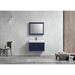 KubeBath Blue Wall Mount Modern Bathroom Vanity KubeBath