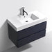 KubeBath Blue Wall Mount Modern Bathroom Vanity KubeBath