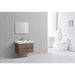 KubeBath Bliss Butternut Wall Mount Modern Bathroom Vanity KubeBath