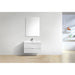 KubeBath Bliss Wall Mount Modern Bathroom Vanity KubeBath