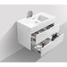 KubeBath Bliss Wall Mount Modern Bathroom Vanity KubeBath