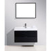 KubeBath Bliss Wall Mount Modern Bathroom Vanity KubeBath