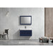 KubeBath Blue Wall Mount Modern Bathroom Vanity KubeBath
