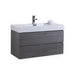 KubeBath Bliss Wall Mount Modern Bathroom Vanity KubeBath