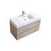 KubeBath Bliss Wall Mount Modern Bathroom Vanity KubeBath