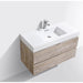 KubeBath Bliss Wall Mount Modern Bathroom Vanity KubeBath