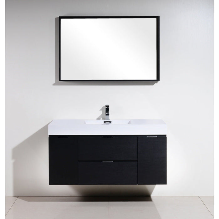 KubeBath Bliss Wall Mount Modern Bathroom Vanity KubeBath