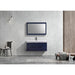KubeBath Blue Wall Mount Modern Bathroom Vanity KubeBath