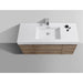 KubeBath Bliss Butternut Wall Mount Modern Bathroom Vanity KubeBath