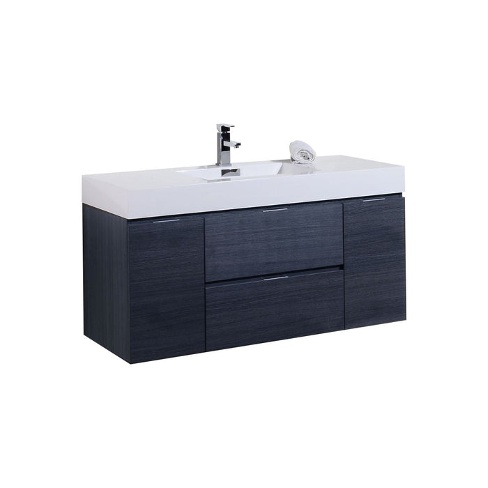 KubeBath Bliss Wall Mount Modern Bathroom Vanity KubeBath