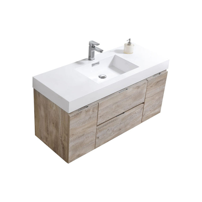KubeBath Bliss Wall Mount Modern Bathroom Vanity KubeBath