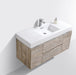 KubeBath Bliss Wall Mount Modern Bathroom Vanity KubeBath