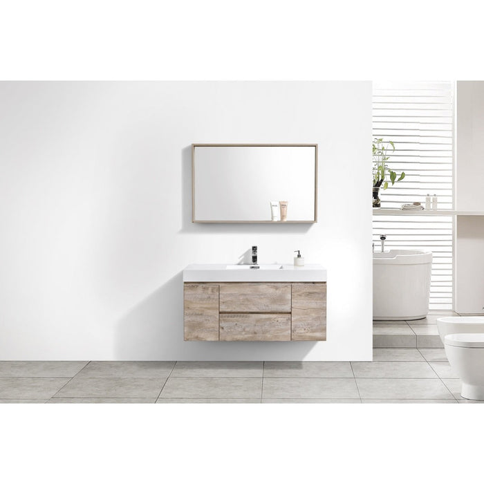 KubeBath Bliss Wall Mount Modern Bathroom Vanity KubeBath