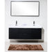 KubeBath Bliss 60" Free Standing Modern Bathroom Vanity KubeBath