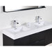 KubeBath Bliss 60" Wall Mount Modern Bathroom Vanity KubeBath