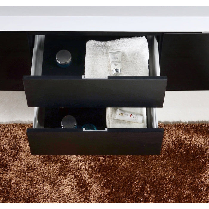 KubeBath Bliss 60" Free Standing Modern Bathroom Vanity KubeBath