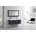 KubeBath Bliss 60" Wall Mount Modern Bathroom Vanity KubeBath