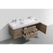 KubeBath Bliss 60" Wall Mount Modern Bathroom Vanity KubeBath