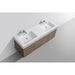 KubeBath Bliss 60" Wall Mount Modern Bathroom Vanity KubeBath