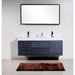 KubeBath Bliss 60" Free Standing Modern Bathroom Vanity KubeBath