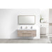 KubeBath Bliss 60" Wall Mount Modern Bathroom Vanity KubeBath