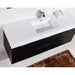 KubeBath Bliss 60" Wall Mount Modern Bathroom Vanity KubeBath