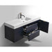KubeBath Bliss 60" Wall Mount Modern Bathroom Vanity KubeBath