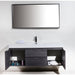 KubeBath Bliss 60" Wall Mount Modern Bathroom Vanity KubeBath