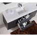 KubeBath Bliss 60" Wall Mount Modern Bathroom Vanity KubeBath