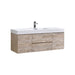 KubeBath Bliss 60" Wall Mount Modern Bathroom Vanity KubeBath