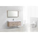 KubeBath Bliss 60" Wall Mount Modern Bathroom Vanity KubeBath