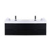 KubeBath Bliss Double Sink Wall Mount Modern Bathroom Vanity KubeBath