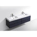 KubeBath Bliss Double Sink Wall Mount Modern Bathroom Vanity KubeBath