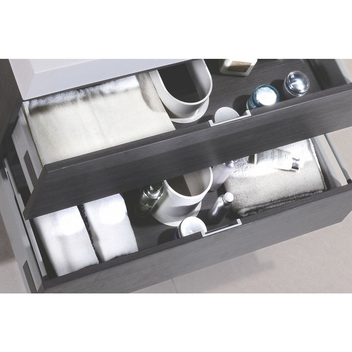 KubeBath Bliss Double Sink Wall Mount Modern Bathroom Vanity KubeBath