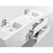 KubeBath Bliss Double Sink Wall Mount Modern Bathroom Vanity KubeBath