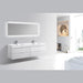 KubeBath Bliss Double Sink Wall Mount Modern Bathroom Vanity KubeBath