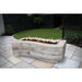 The Outdoor Plus Big Sur Fire Pit | Wood Grain Concrete The Outdoor Plus