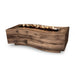 The Outdoor Plus Big Sur Fire Pit | Wood Grain Concrete The Outdoor Plus