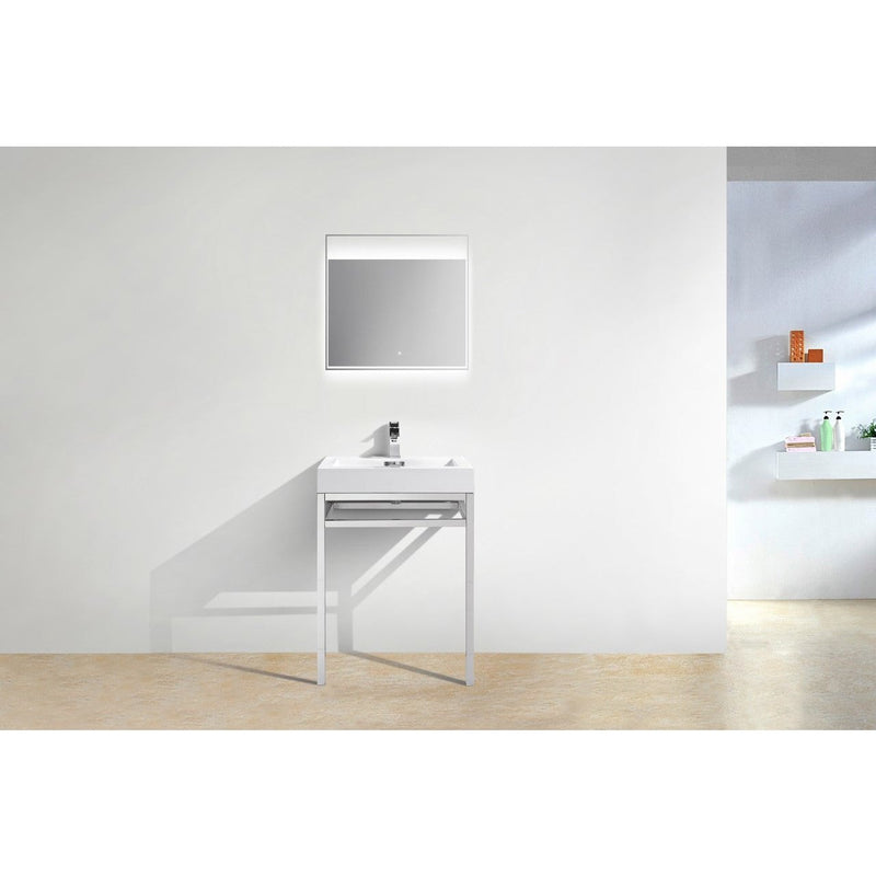 haus-24-stainless-steel-console-w-white-acrylic-sink-chrome-ch24