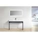 KubeBath Cisco Stainless Steel Console with Acrylic Sink KubeBath
