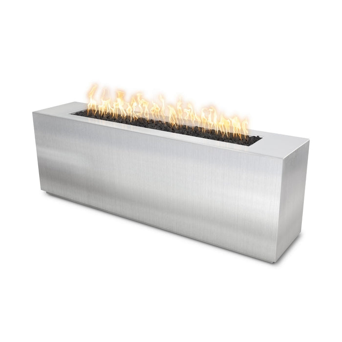 The Outdoor Plus Carmen 72" x 16" x 24" Fire Pit | Stainless Steel The Outdoor Plus