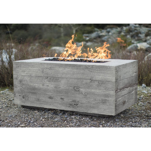 The Outdoor Plus Catalina Fire Pit | Wood Grain Concrete The Outdoor Plus