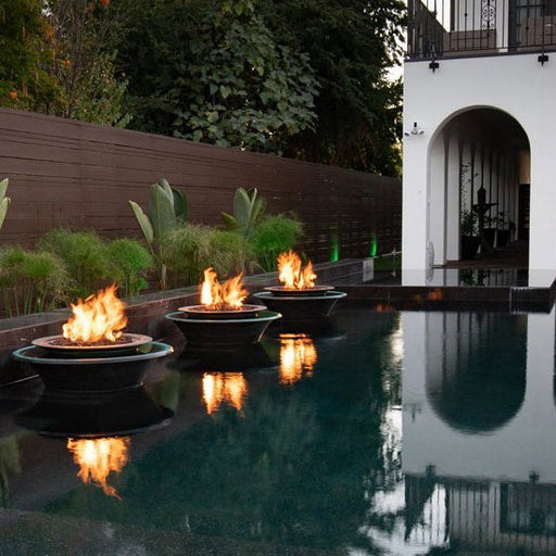 The Outdoor Plus Cazo Fire & Water Bowl 360° Spill | Hammered Patina Copper The Outdoor Plus