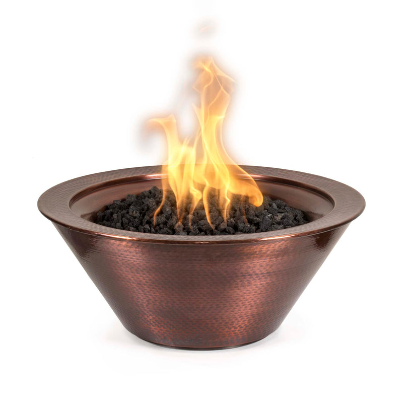 The Outdoor Plus 36" Cazo Hammered Copper Fire Bowl