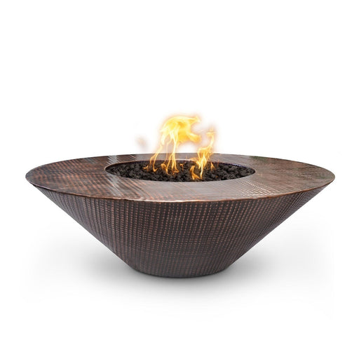 The Outdoor Plus Cazo 48" Fire Pit Wide Ledge | Copper The Outdoor Plus