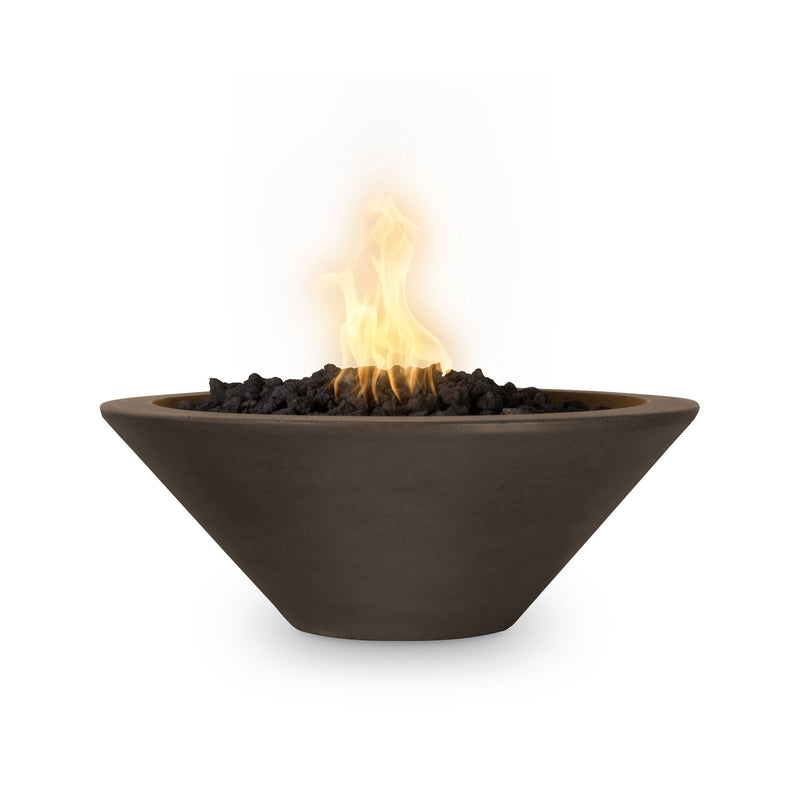 The Outdoor Plus 48" Cazo GFRC Fire Bowl Low Voltage Electronic Ignition | Liquid Propane
