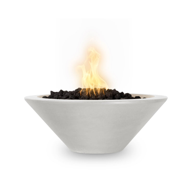 The Outdoor Plus 48" Cazo GFRC Fire Bowl Low Voltage Electronic Ignition | Liquid Propane