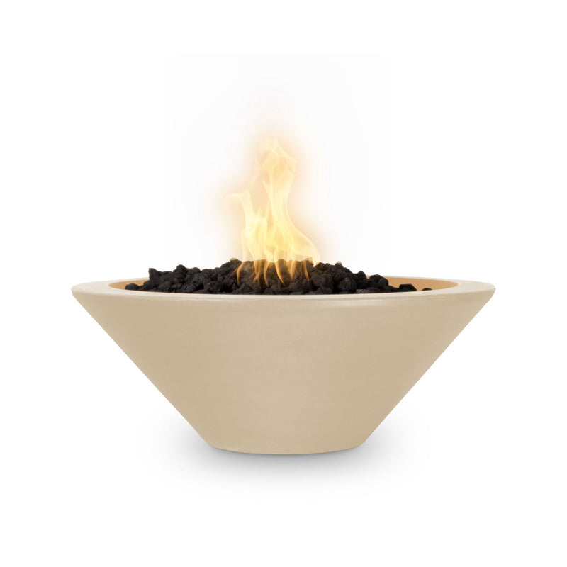The Outdoor Plus 48" Cazo GFRC Fire Bowl Low Voltage Electronic Ignition | Natural Gas